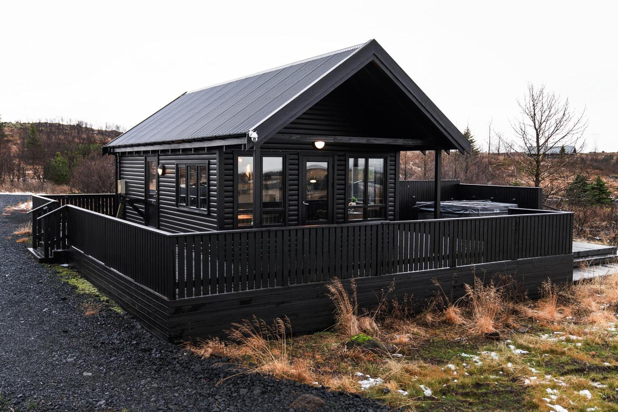 Cozy Cabin Near Golden Circle With Panoramic Views 모스펠스바이르 외부 사진