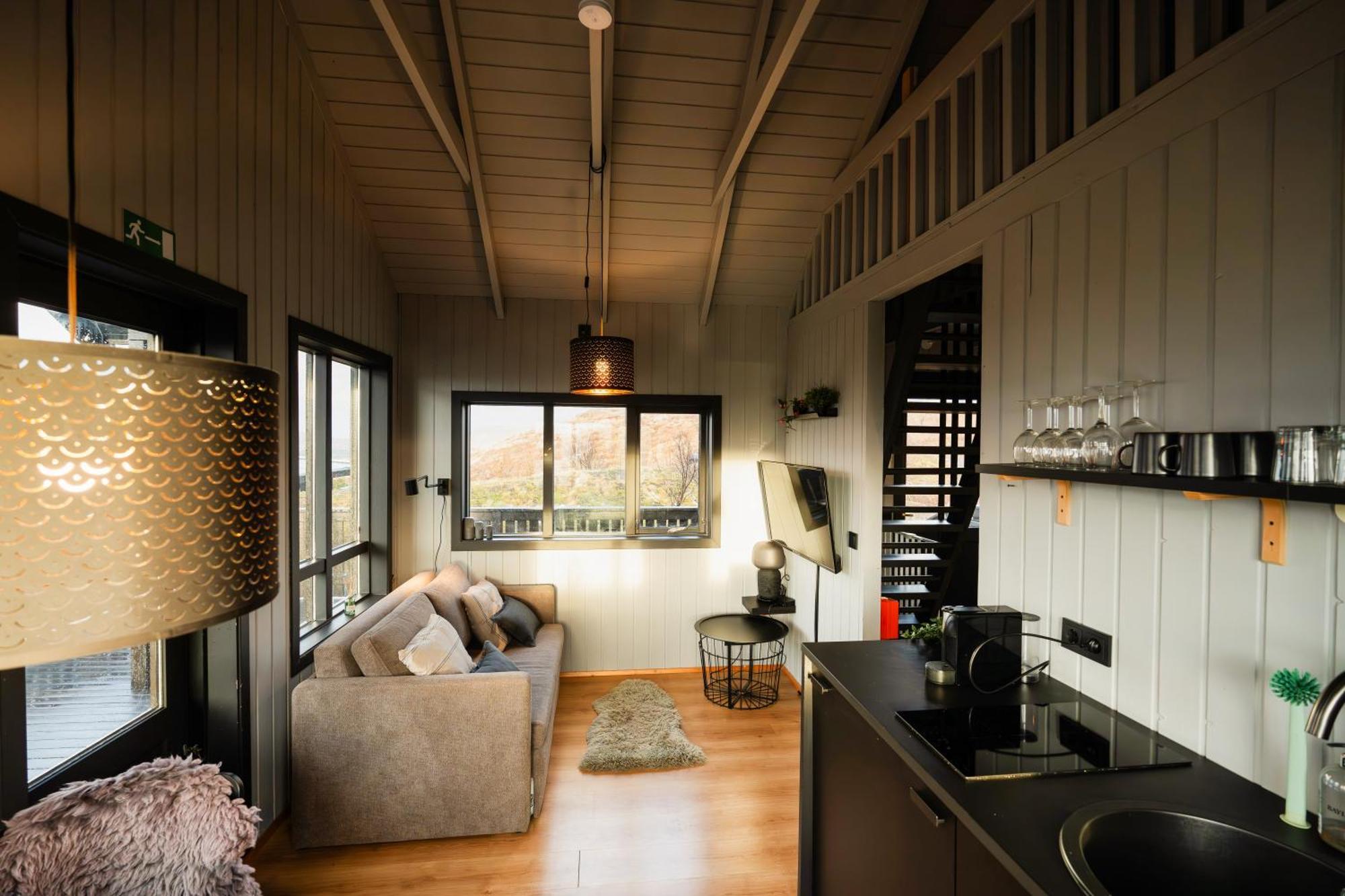 Cozy Cabin Near Golden Circle With Panoramic Views 모스펠스바이르 외부 사진